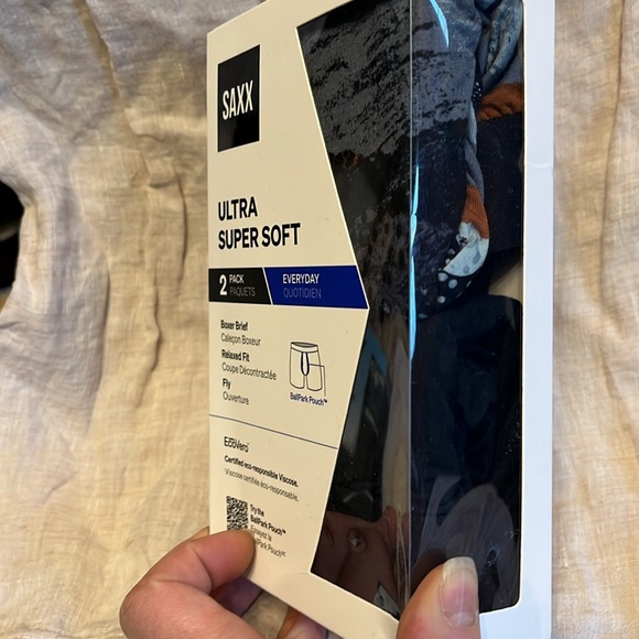 Saxx Ultra Super Soft (2 Pack) Comfort Blend Boxer Brief Brief (Med) - Picture 6 of 7